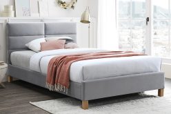 Velvetowe łóżko tapicerowane 120x200 SIERRA 3