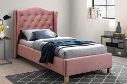 Łóżko dla chłopca lub dziewczynki tapicerowane - kolory- ARSEN 90 4