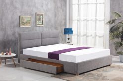 MERIDA 160 - łóżko tapicerowane z szufladą - 3 KOLORY 5