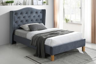 Łóżko pikowane 120x200 tapicerowane ARSEN 120 48
