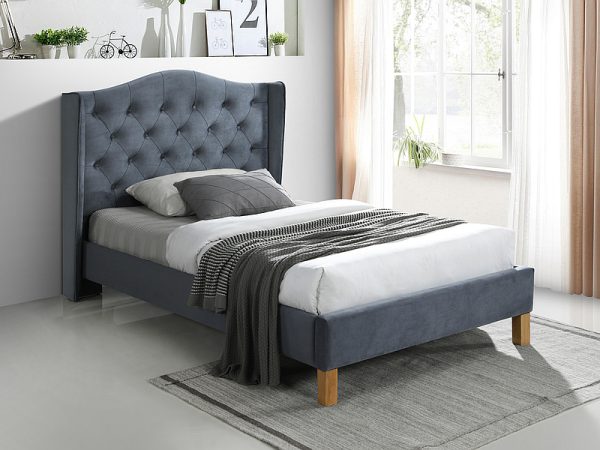 Łóżko pikowane 120x200 tapicerowane ARSEN 120 1