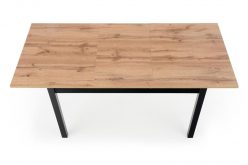 GREG - stół rozkładany kolor dąb wotan/czarny 8