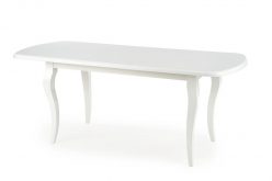 HORACY - stół rozkładany kolor blat - biały (150-190x80x76 cm) 3
