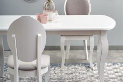HORACY - stół rozkładany kolor blat - biały (150-190x80x76 cm) 6