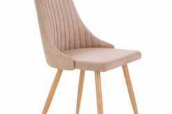 K285 krzesło tapicerowane z wysokim oparciem w kilku kolorach 7