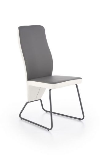K300 krzesłow ekoskóra w stylu loft w odcieniach szarości czarnego 98