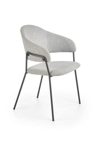 K359 szare krzesło fotel w stylu loft 105