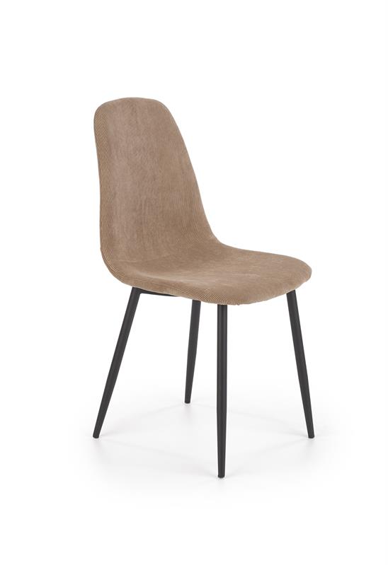 K387 krzesło - 3 kolory w sztruksowej tkaninie 1