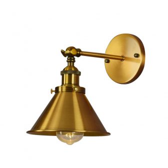 LAMPA ŚCIENNA KINKIET LOFTOWY MOSIĘŻNY GUBI W1 225