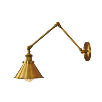 LAMPA ŚCIENNA KINKIET LOFTOWY MOSIĘŻNY GUBI W2 251