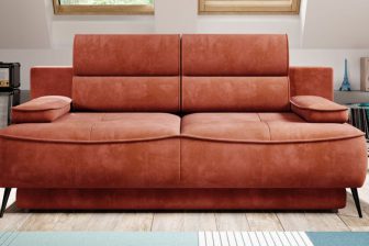 Luksusowa kanapa do małego salonu bez boków rozkładana VOLTA 111