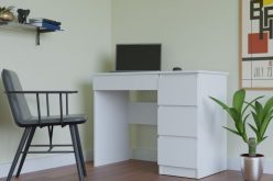 MONSON - biurko komputerowe na laptopa z szufladami 3