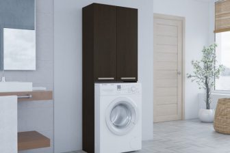 VIKA - szafka łazienkowa nad pralkę pełne drzwi - 4 kolory 8