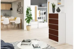 Komody wysokie i wąskie PARIS 5SZ - wybór kolorów 7
