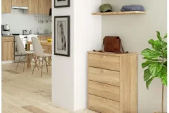 Szafka na buty biała 60 cm ALESSA 7