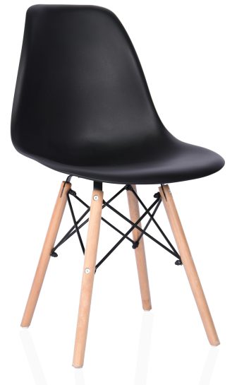 4x Krzesło w stylu skandynawskim kcf 1Czarne 11
