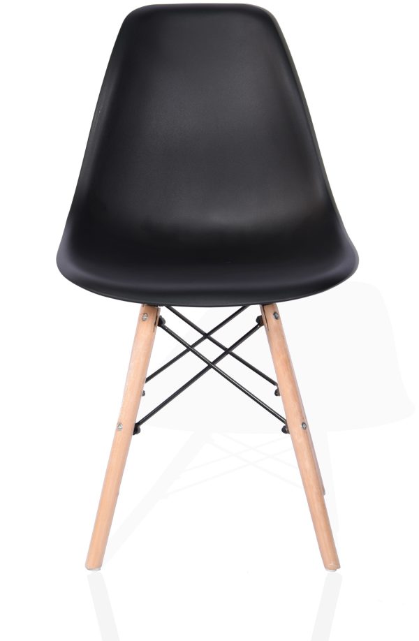 4x Krzesło w stylu skandynawskim kcf 1Czarne 4