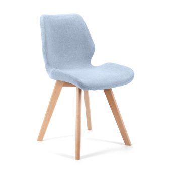 4x krzesło tapicerowane materiałowe k159 Niebieskie 4