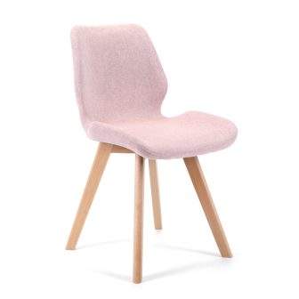 4x krzesło tapicerowane materiałowe k159 Różowe 6