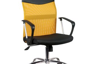 Fotel biurowy OCF-7 materiałowy - Pomarańczowy 2