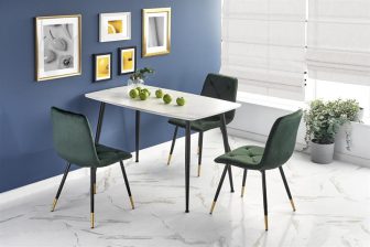 MARCO - stół z blatem marmurowym 144