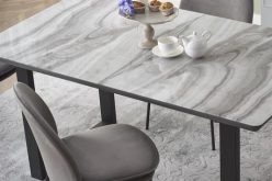 MARLEY - stół loft rozkładany z blatem marmurowym 10
