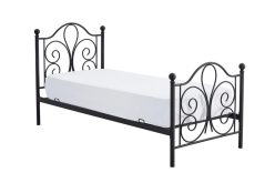 Łóżko metalowe 90 cm białe lub czarne PANAMA 7