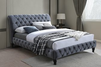 Łóżko tapicerowane pikowane MALENA 160X200 71