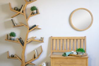 POP - ozdobny duży regał drzewko 90