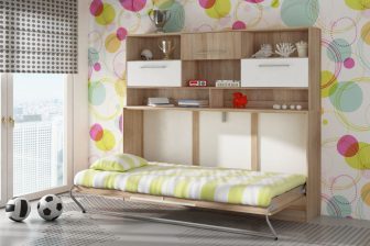 Półkotapczan - łóżko w szafie z nadstawką - kolory ROBCIO 235