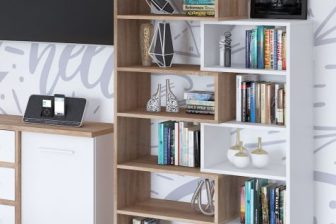 LARVIK - regał na książki w stylu skandynawskim 163