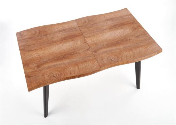 OUTLET - Stół z nieregularnym blatem loftowy z metalowymi nogami 8 osobowy DIK - wysyłka 48h 1