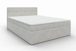 PERU - kompletne łóżko kontynentalne z materacami i topperem 140 7