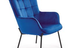 Welurowy fotel z wysokim oparciem CUSTO - cudne kolory 2