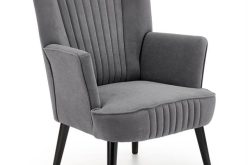 Miękki fotel wypoczynkowy z wysokim oparciem DELGAD - modne kolory 3
