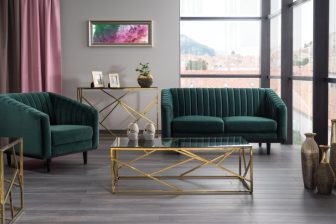 KONSOLKA GLAMOUR ESCADA C ZE ZŁOTEM 120X40 -KOLORY 49