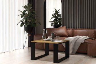 ARIA - kwadratowa tania ława stolik kawowy w stylu loft - kilka kolorów 10