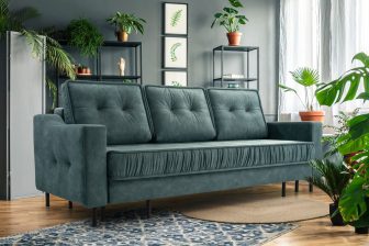 ARABICA- rozkładana kanapa w stylu glamour na wysokich nogach 49