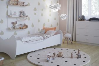 DUDUŚ - łóżko łóżeczko dla dziecka w nowoczesnym kształcie w kilku kolorach 61
