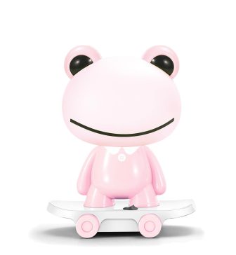 Lampka dekoracyjna Frog Skater różowa 44
