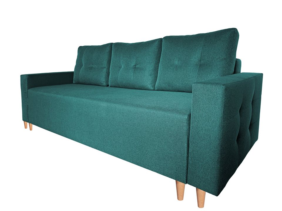 Kanapa turkusowa – jak łączyć, by stworzyć przytulne pomieszczenie? Ranking 30 najpiękniejszych kanap do salonu. 26