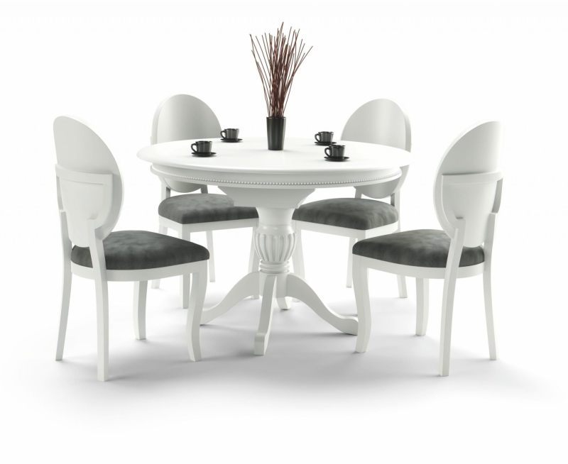Okrągły stół do jadalni i do salonu – zobacz 30 przepięknych stołów do Twojego domu z szybką dostawą 49