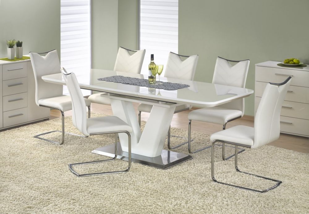 Stoły białe rozkładane - propozycje 40 stołów do salonu i do jadalni, które zachwycą Twoich bliskich 53