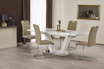 Stoły białe rozkładane - propozycje 40 stołów do salonu i do jadalni, które zachwycą Twoich bliskich 12