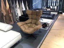 Obrotowy fotel nowoczesny SENEO - duży wybór pięknych tkanin 4
