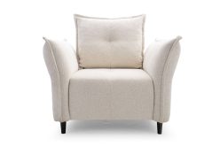 Salonowy fotel z regulowanymi podłokietnikami NORTON - piękne tkaniny do wyboru 13