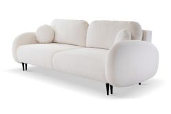 Kanapa sofa PRL z zaokrąglonymi bokami rozkładana SEMPRO 6
