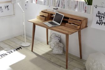 Biurko drewniane - piękne i praktyczne. Propozycje najmodniejszych 30 biurek w tym sezonie. 12
