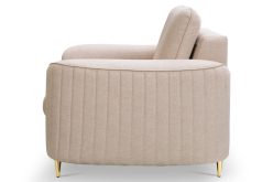 Fotel na złotych nóżkach glamour LORENS 2