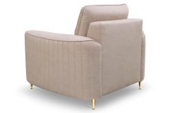 Fotel na złotych nóżkach glamour LORENS 5